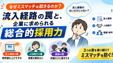 なぜミスマッチは起きるのか？流入経路の罠と、企業に求められる「総合的採用力」