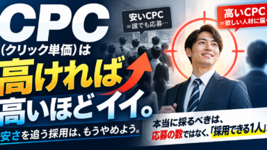 CPC（クリック単価）は高ければ高いほどイイ。